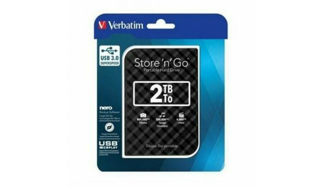 External Hard Drive Verbatim 53195 2 TB