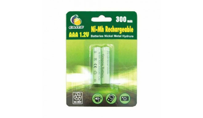 Rechargeable Batteries Galix LR03 / AAA 300 mAh (2 Units)