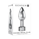 Anal plug Gender X ROCKIN' Silver