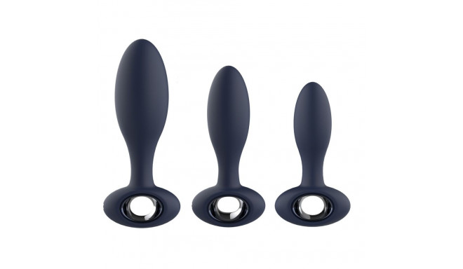 Anal plug Dream Toys STARTROOPERS  Blue 3 Pieces