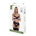 Apakšveļas Komplekts Baci Lingerie Peek-A-Boo Bra Melns (S/M)