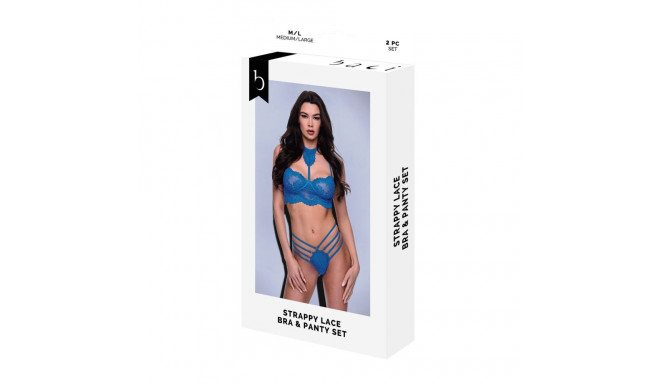 Apakšveļas Komplekts Baci Lingerie Bra & Panty Zils (M/L)