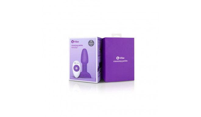 Small Purple Anal Rimming Plug B-Vibe 93044 Purple