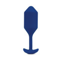 Snug XL Anal Plug B-Vibe Vibrating Blue