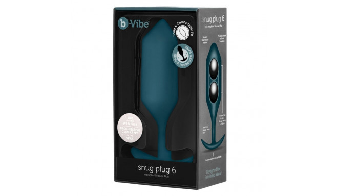 Anal plug B-Vibe 6 Azul Océano