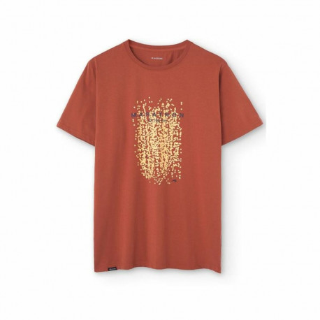 Lühikeste Varukatega Spordisärk Astore Tume oranž - M