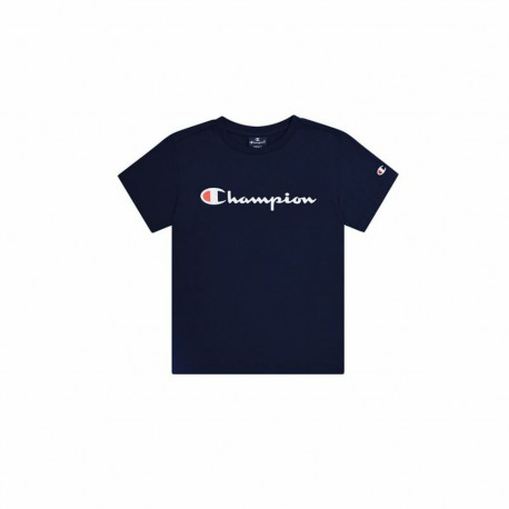 Laste Lühikeste varrukatega T-särk Champion Crewneck Sinine - 11-12 aastat