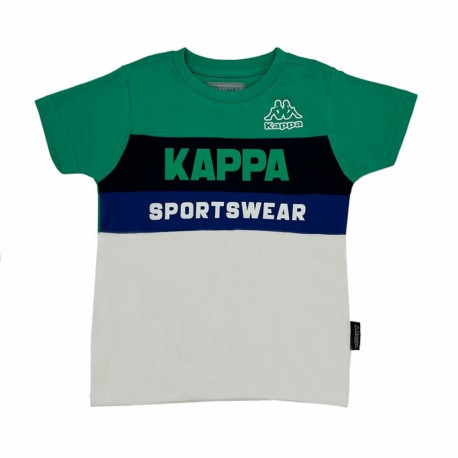 Child's Short Sleeve T-Shirt Kappa 8056M00058 Dark green - 3 Years