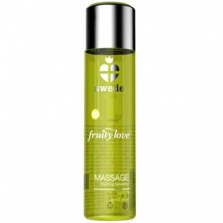 Erootilise massaaži õli Swede 60 ml Soojusefekt Pirn Vanilje