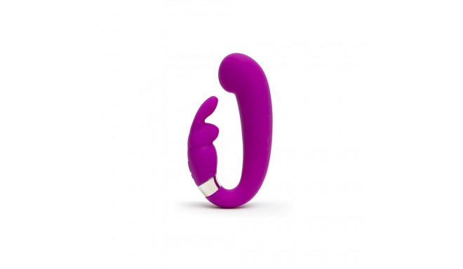 Jänkuvibraator Happy Rabbit G-Spot Clitoral Curve Lilla 30 x 40 cm
