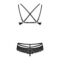 Underwear Set Obsessive 860 Black L/XL