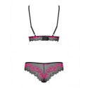 Underwear Set Obsessive Tulia Black L/XL