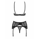 Underwear Set Obsessive Basitta Black S/M