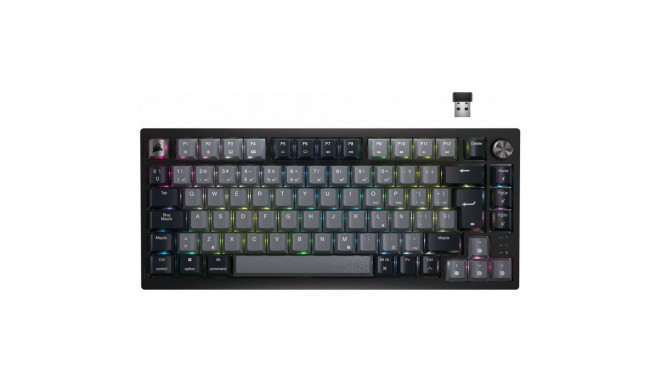 Bezvadu Klaviatūra Corsair K65 Plus Melns Spāņu Qwerty