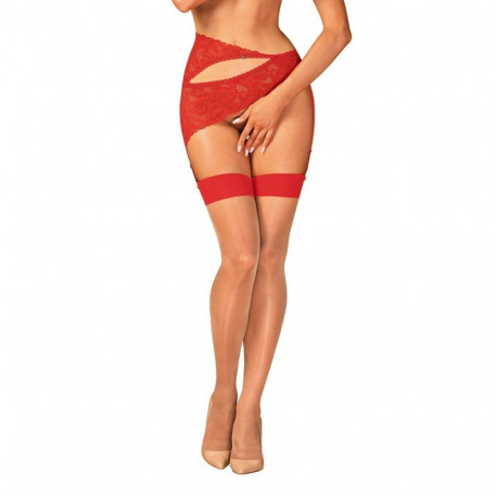Stockings Obsessive Red L/XL