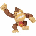 Jointed Figure Jakks Pacific Donkey Kong Super Mario Bros Brown Plastic