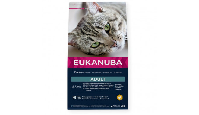 Kaķu barība Eukanuba Adult Chicken Cālis 2 Kg