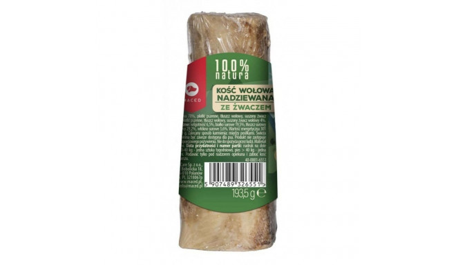 Koera närimismänguasi Maced Bone stuffed with beef rumen Veiseliha