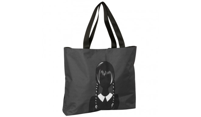 Shopping Bag Wednesday Black 50 x 45 x 10 cm