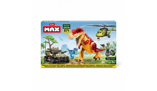 Building Game + Figures Zuru Max Dino 33 x 48,3 x 7,6 cm 592 Pieces