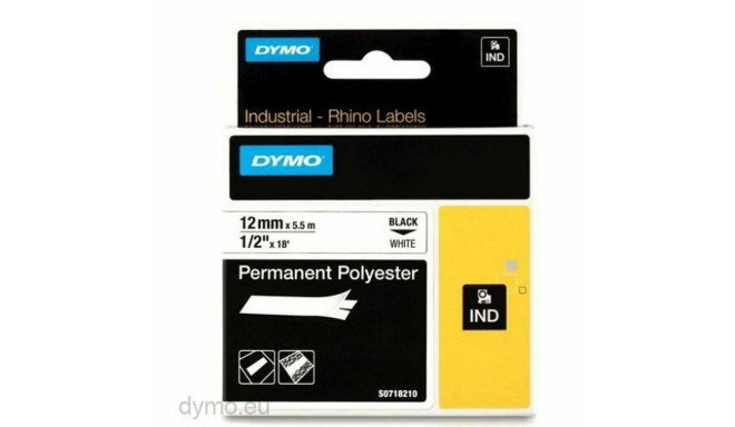 Laminated Tape for Labelling Machines Dymo 18483 White Multicolour Black/White