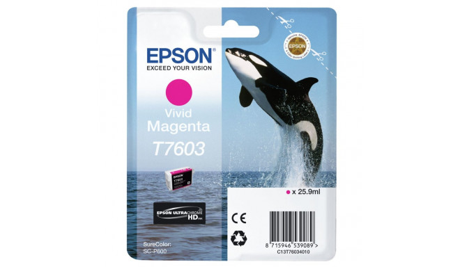 Originaalne Tindikassett Epson C13T76034N10 Mitmevärviline Fuksiinpunane