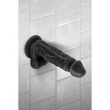 Dildo Real Body Melns 18 cm