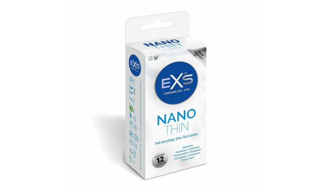 Kondoomid EXS Nano 12 Ühikut