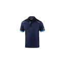 Men’s Short Sleeve Polo Shirt Sparco TW Blue Dark blue - M