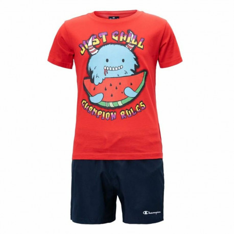 Children's Sports Outfit Champion Essentials Red - 7-8 Years