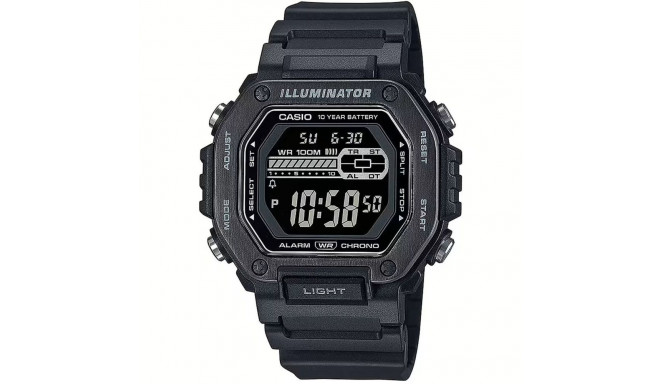 Meeste Kell Casio MWD-110HB-1BVEF Must
