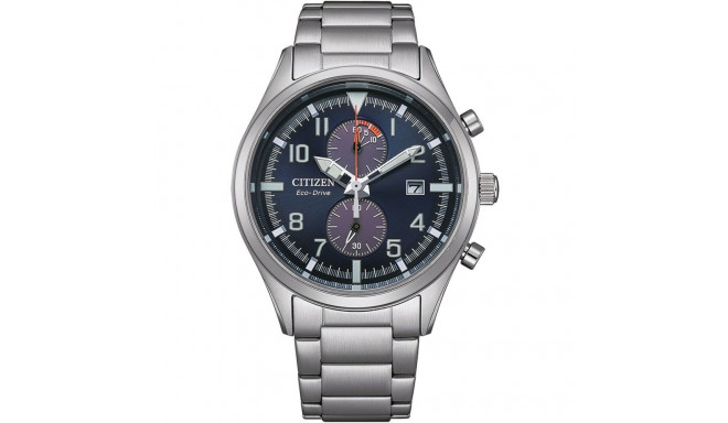 Meeste Kell Citizen SPORT CRONO - ECO DRIVE Hõbedane (Ø 43 mm)