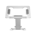Gembird Foldable notebook riser stand, silver
