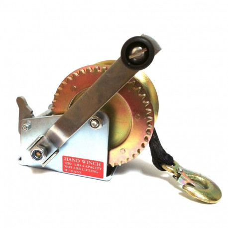Manual winch 1.5 x 50 mm x 8 m, 900 kg