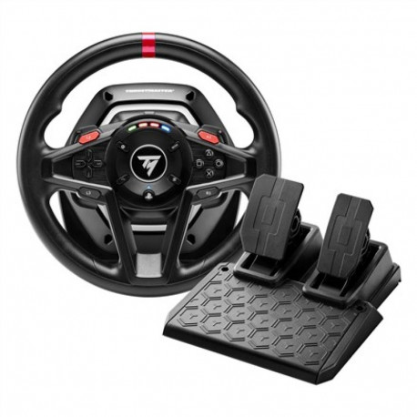 Thrustmaster mängurool ja pedaalid T128 USB Analogue PC, PlayStation 4, PlayStation 5, must
