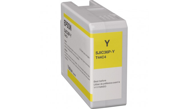 Epson SJIC36P(Y): Ink cartridge for ColorWorks C6500/C6000 (Yellow)