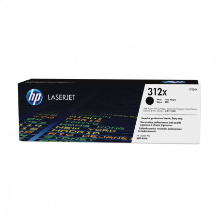 HP LaserJet tonerkassett 312X suuremahuline, must