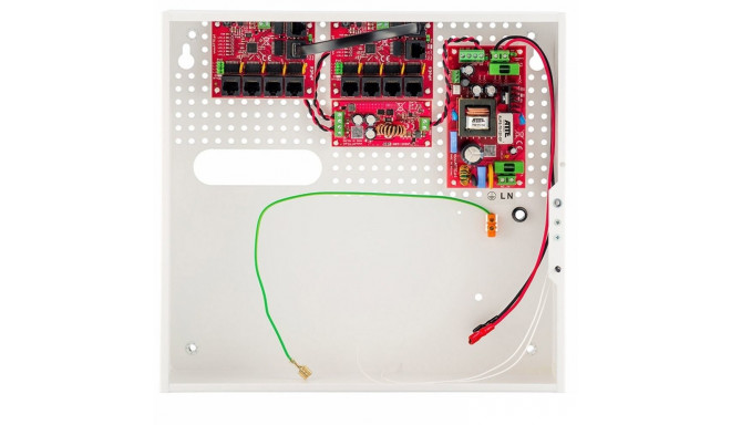 9-PORT POE SWITCH WITH ATTE BUFFER POWER SUPPLY IPUPS-9-11-F