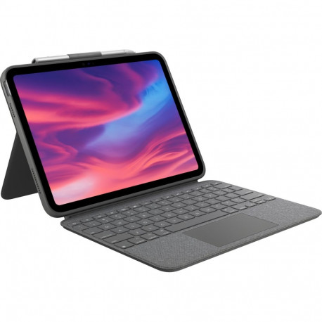 Logitech Combo Touch QWERTY US International Smart Connector Gray