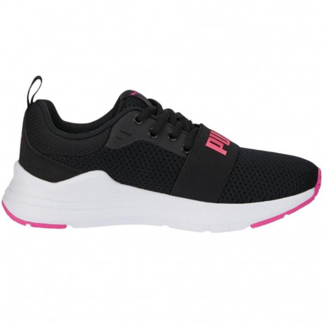 Kids shoes Puma Wired Run Jr black 374214 20 38