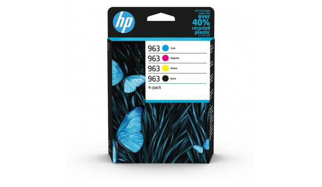 HP 963 4-pack Black/Cyan/Magenta/Yellow Original Ink Cartridges