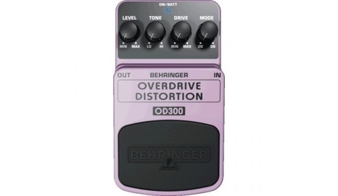 Behringer OD300 effects pedal Purple, Black