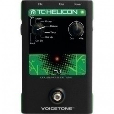 TC Helicon VoiceTone D1 dubleerija/detuneerija