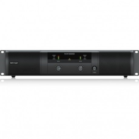 Behringer NX1000 audio amplifier Performance/stage Black