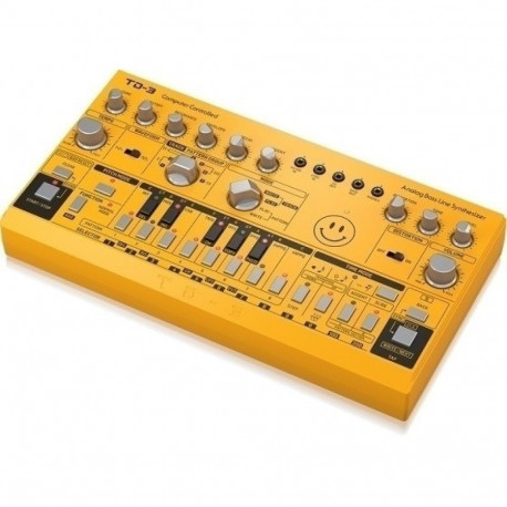 Behringer TD-3-AM Syntezator linii basowej żółty