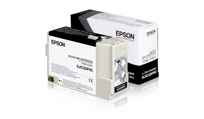 Epson SJIC20P(K) - Tindikassett TM-C3400BK jaoks (Must)