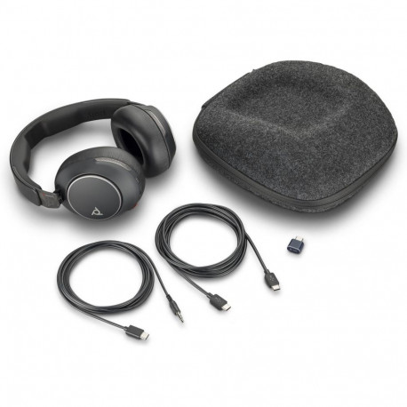 HP Poly Voyager Surround 80 UC USB-C Headset +USB-C/A Adapter
