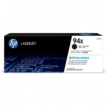 HP 94X High Yield Black Original LaserJet Toner Cartridge