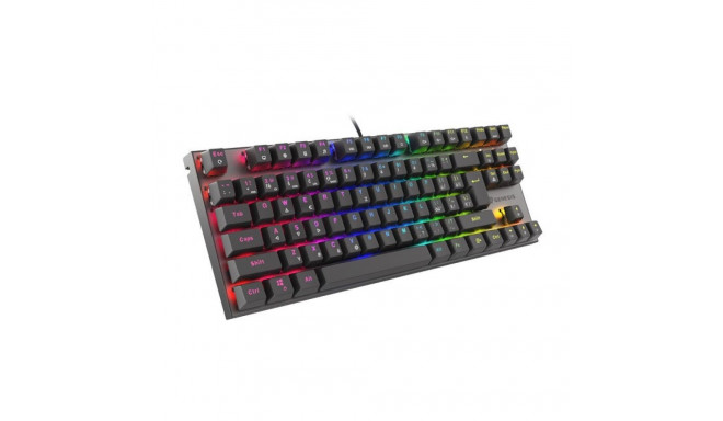 GAMING KEYBOARD GENESIS THOR 303 TKL CZ/SK RGB BACKLIGHT MECHANICAL RED BLACK HOT SWAP