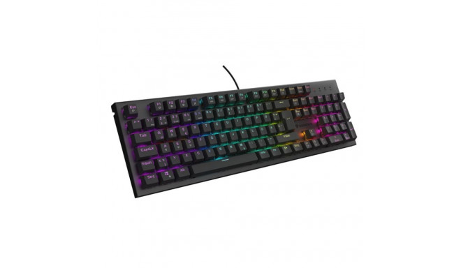 GENESIS Thor 303 klaviatuur Mängimine USB QWERTZ Saksa Must